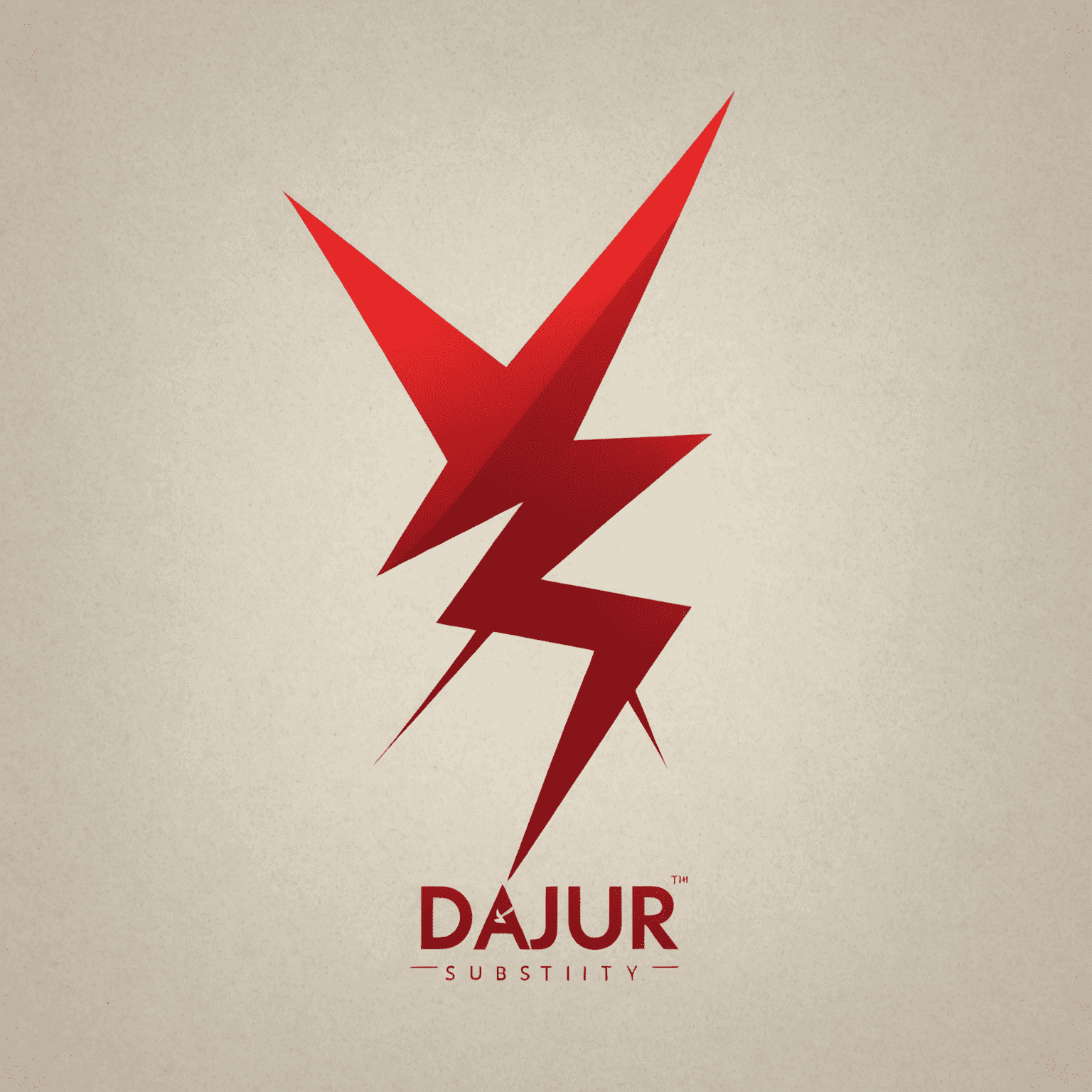 Dur logo - stylized red text with a lightning bolt icon